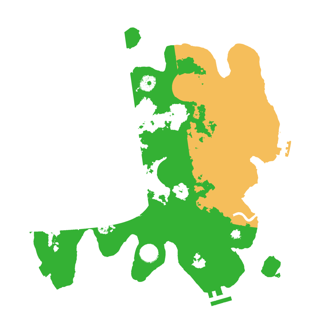 Biome Rust Map: Procedural Map, Size: 3000, Seed: 1425282229