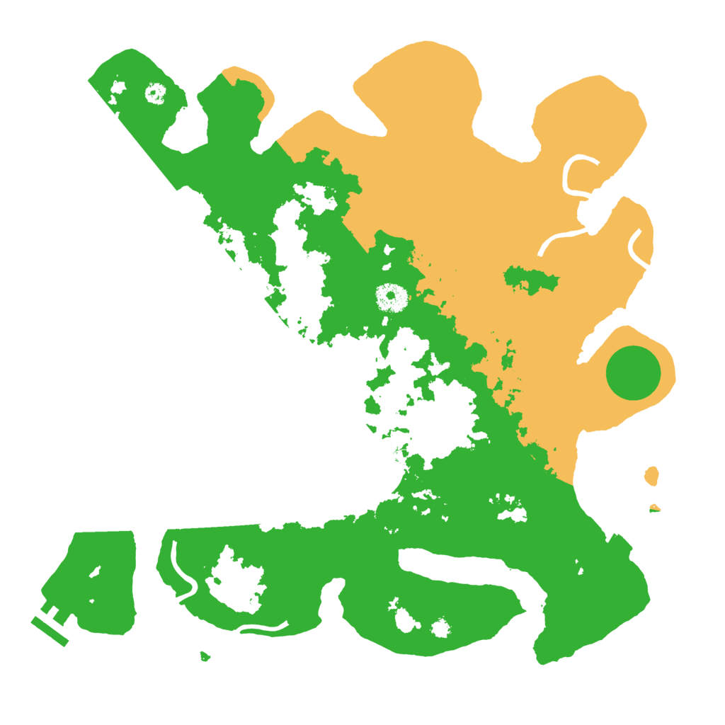 Biome Rust Map: Procedural Map, Size: 3500, Seed: 1465730929