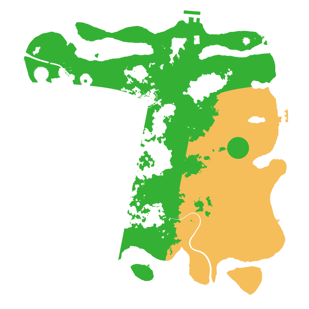 Biome Rust Map: Procedural Map, Size: 3750, Seed: 45646