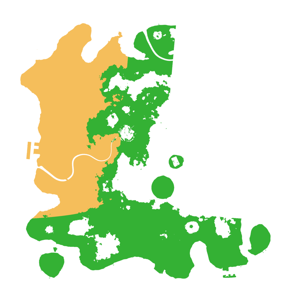 Biome Rust Map: Procedural Map, Size: 3500, Seed: 673470376