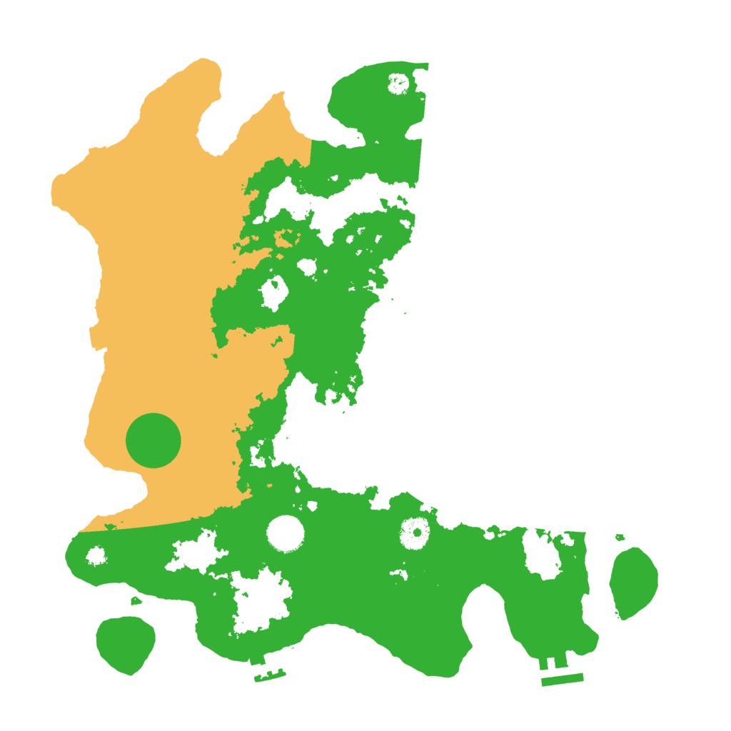 Biome Rust Map: Procedural Map, Size: 3500, Seed: 673470376