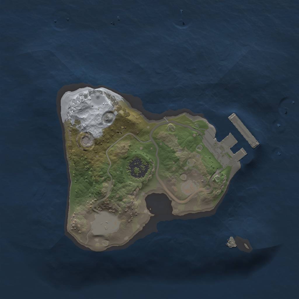 Rust Map: Procedural Map, Size: 1500, Seed: 479580862, 4 Monuments