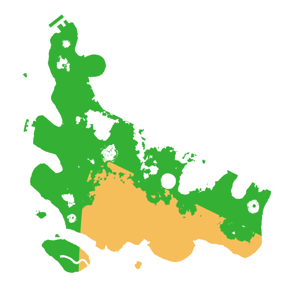 Biome Rust Map: Procedural Map, Size: 3500, Seed: 2144020834