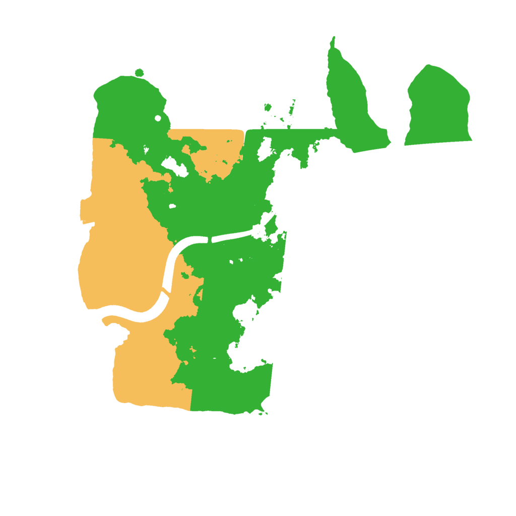 Biome Rust Map: Procedural Map, Size: 2456, Seed: 820932948