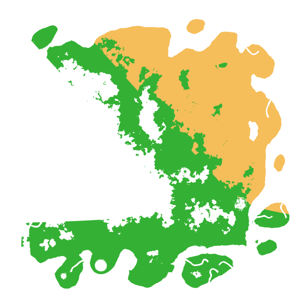 Biome Rust Map: Procedural Map, Size: 4500, Seed: 3835