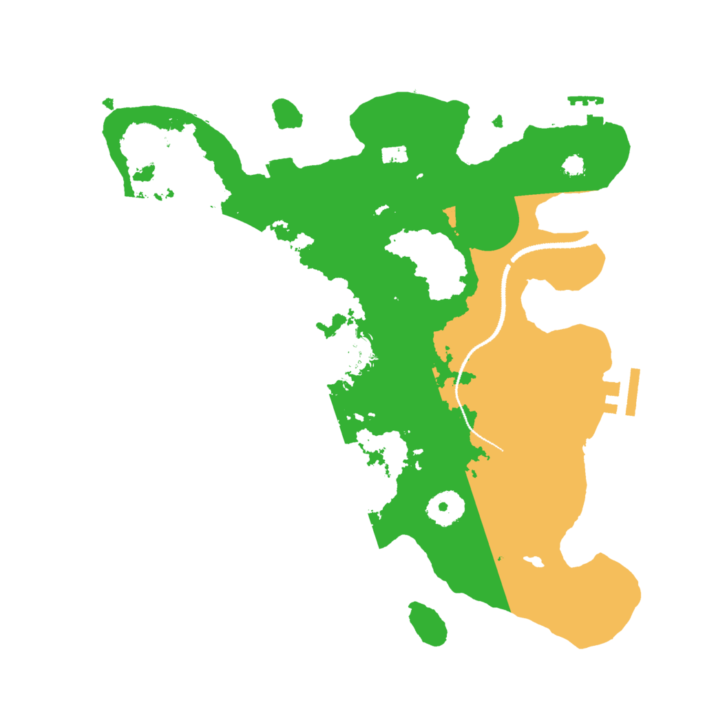 Biome Rust Map: Procedural Map, Size: 3000, Seed: 1802