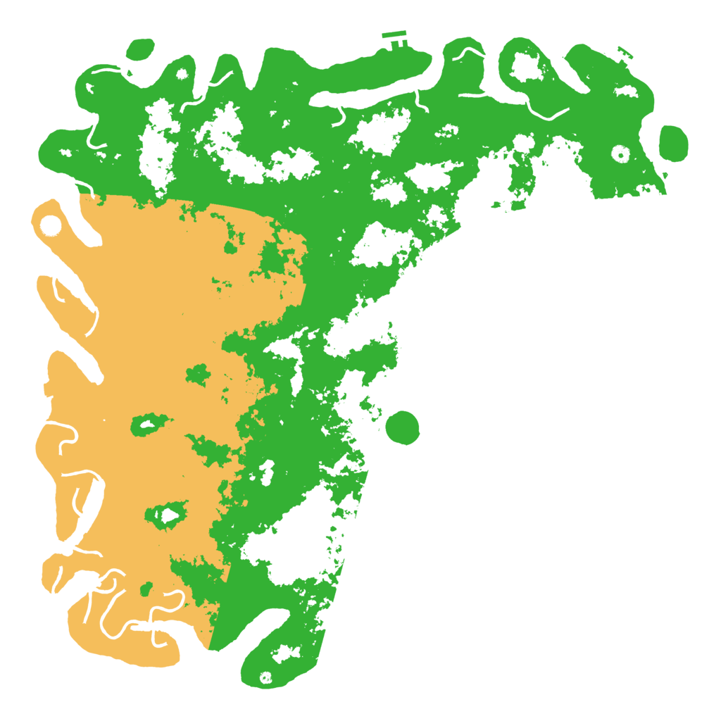 Biome Rust Map: Procedural Map, Size: 6000, Seed: 41393