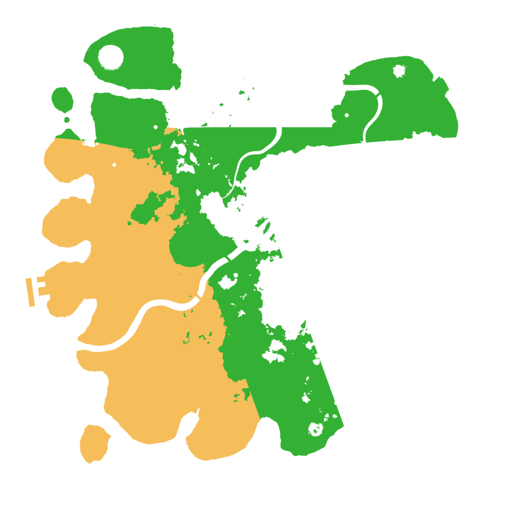 Biome Rust Map: Procedural Map, Size: 3600, Seed: 927