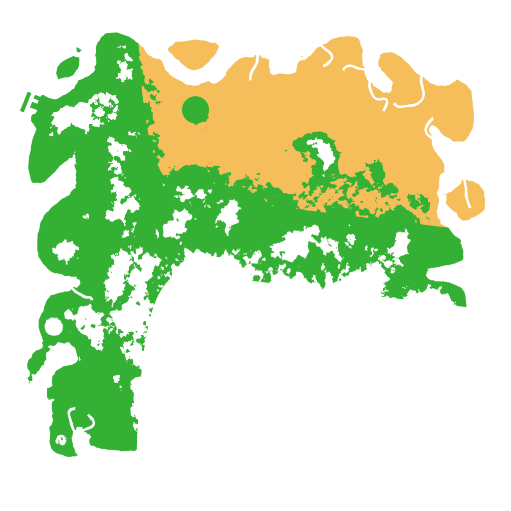 Biome Rust Map: Procedural Map, Size: 5000, Seed: 1995246418