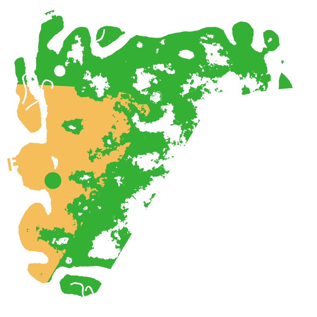 Biome Rust Map: Procedural Map, Size: 5000, Seed: 142054876