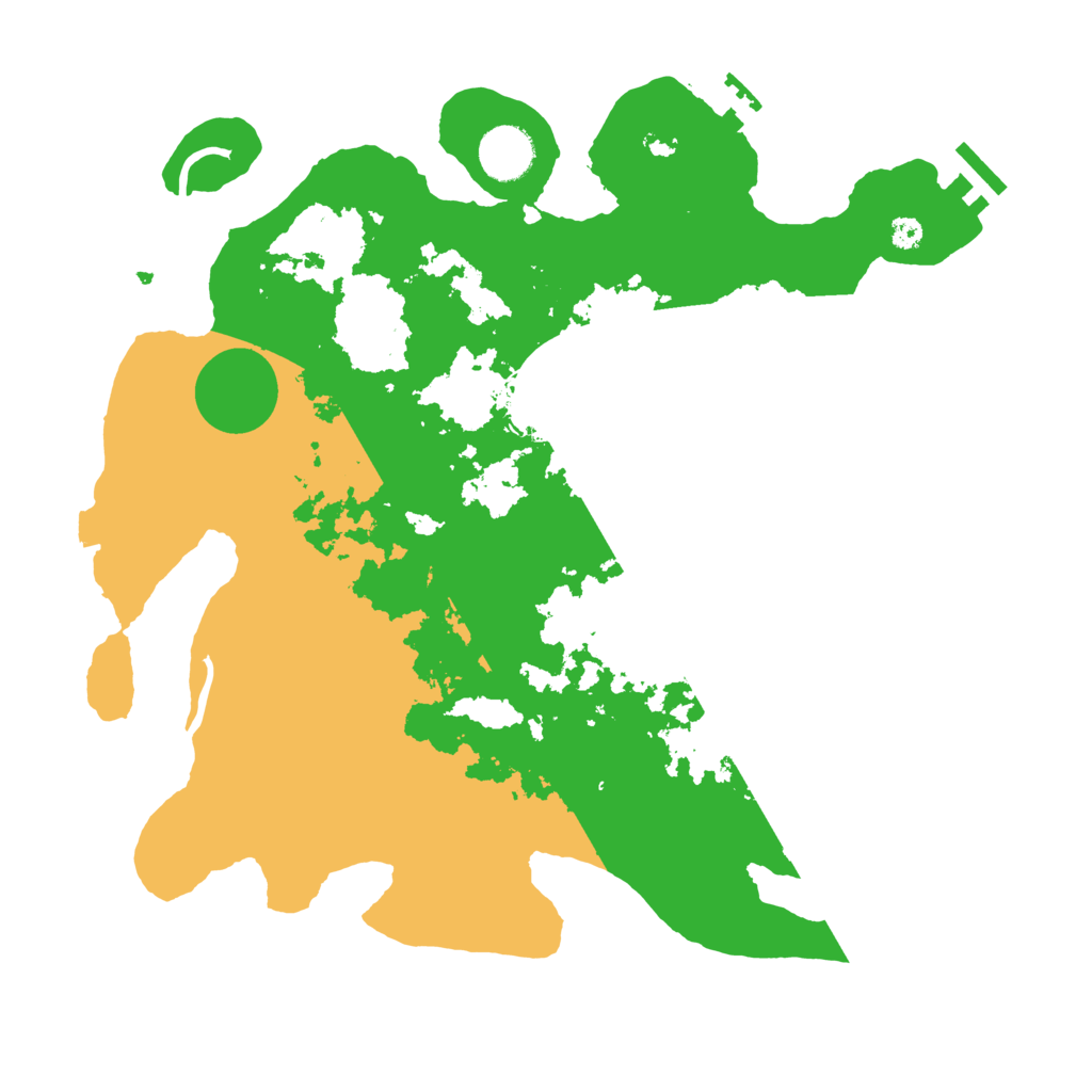 Biome Rust Map: Procedural Map, Size: 3500, Seed: 32659