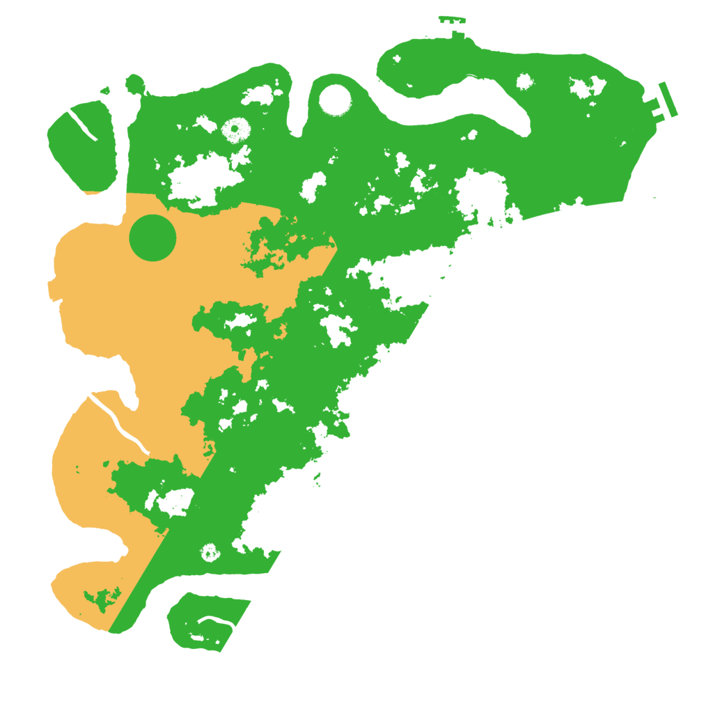 Biome Rust Map: Procedural Map, Size: 4000, Seed: 142054876