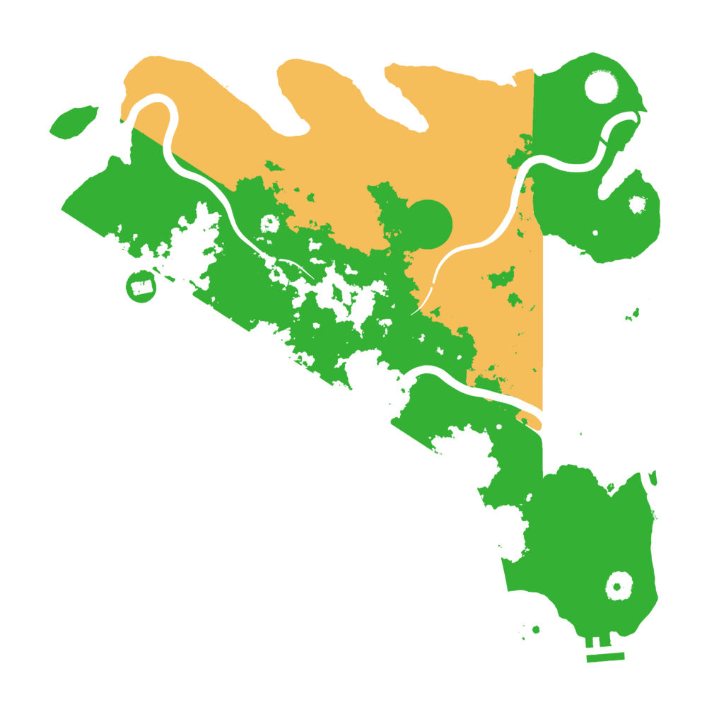 Biome Rust Map: Procedural Map, Size: 3850, Seed: 78080567