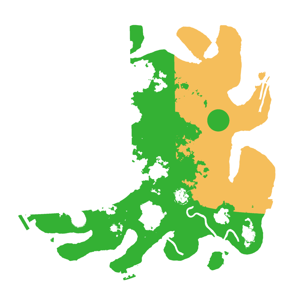 Biome Rust Map: Procedural Map, Size: 3500, Seed: 1637632654