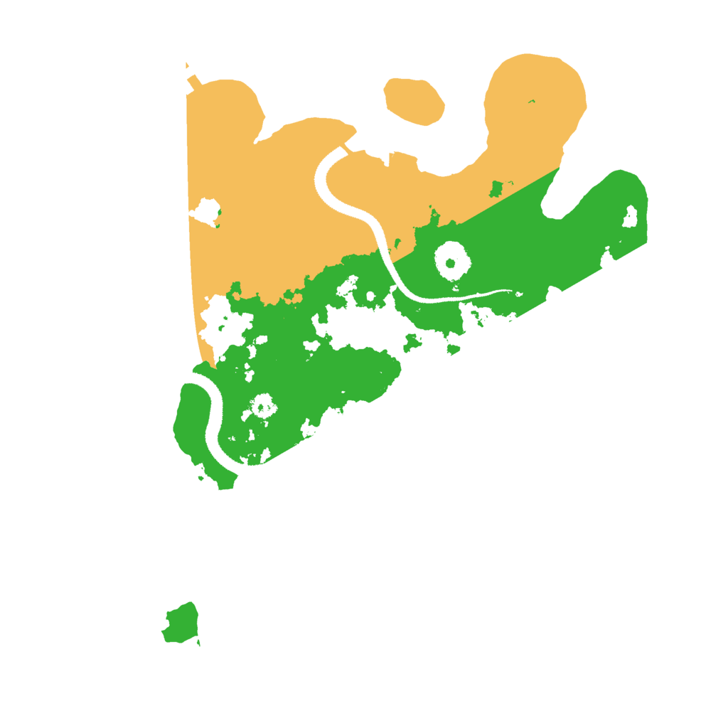 Biome Rust Map: Procedural Map, Size: 3000, Seed: 8576290