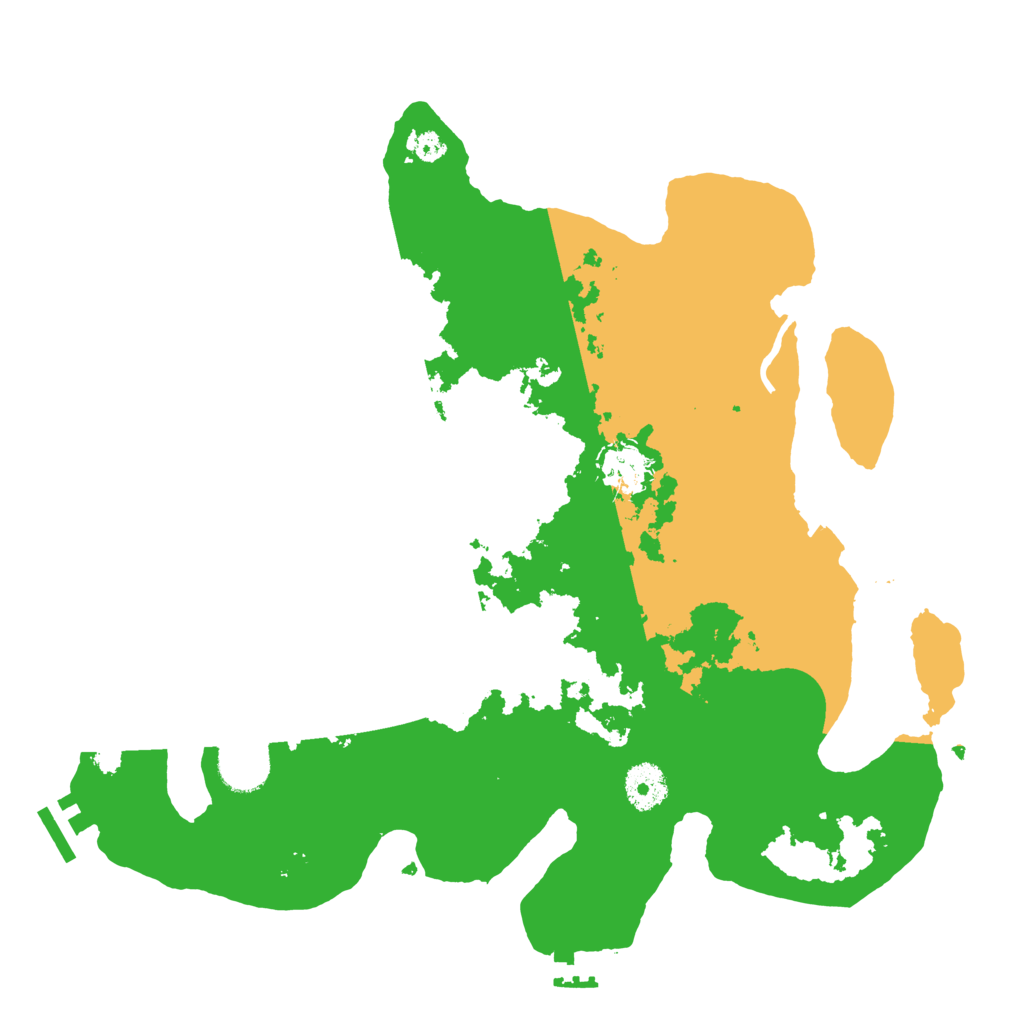 Biome Rust Map: Procedural Map, Size: 3500, Seed: 715368016