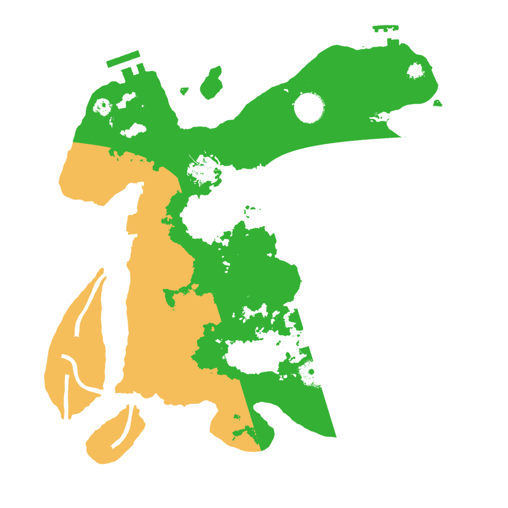 Biome Rust Map: Procedural Map, Size: 3000, Seed: 6239