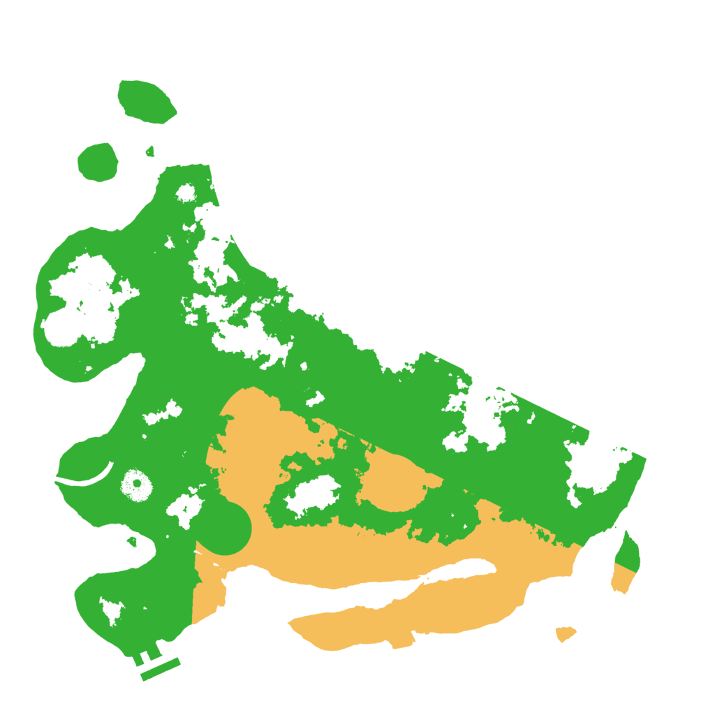 Biome Rust Map: Procedural Map, Size: 3500, Seed: 72781