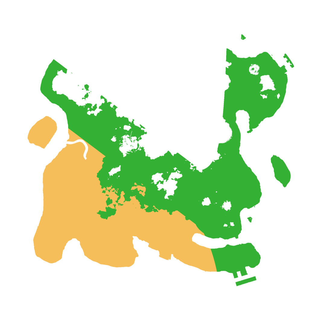 Biome Rust Map: Procedural Map, Size: 3000, Seed: 87352