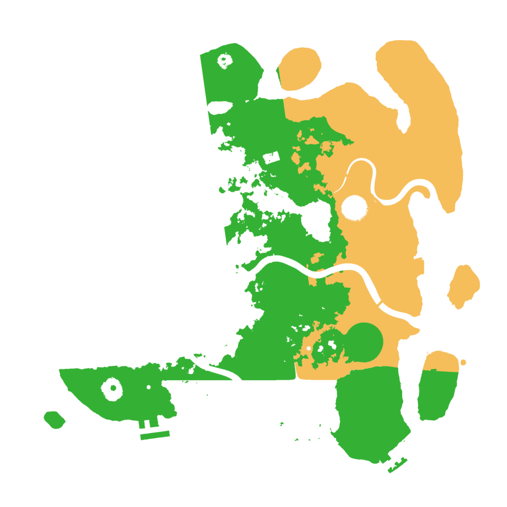 Biome Rust Map: Procedural Map, Size: 3500, Seed: 1207987238