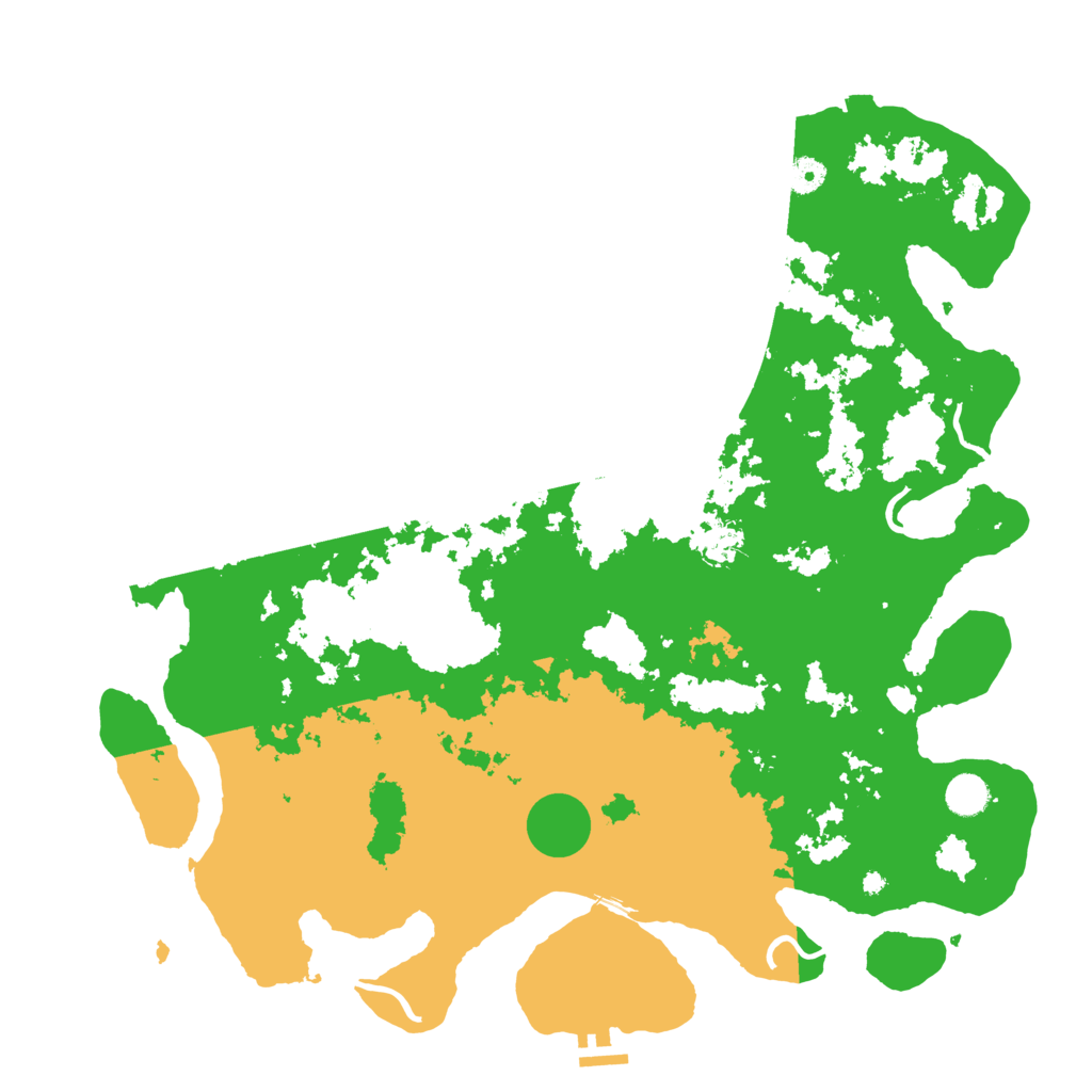 Biome Rust Map: Procedural Map, Size: 4500, Seed: 1271951713