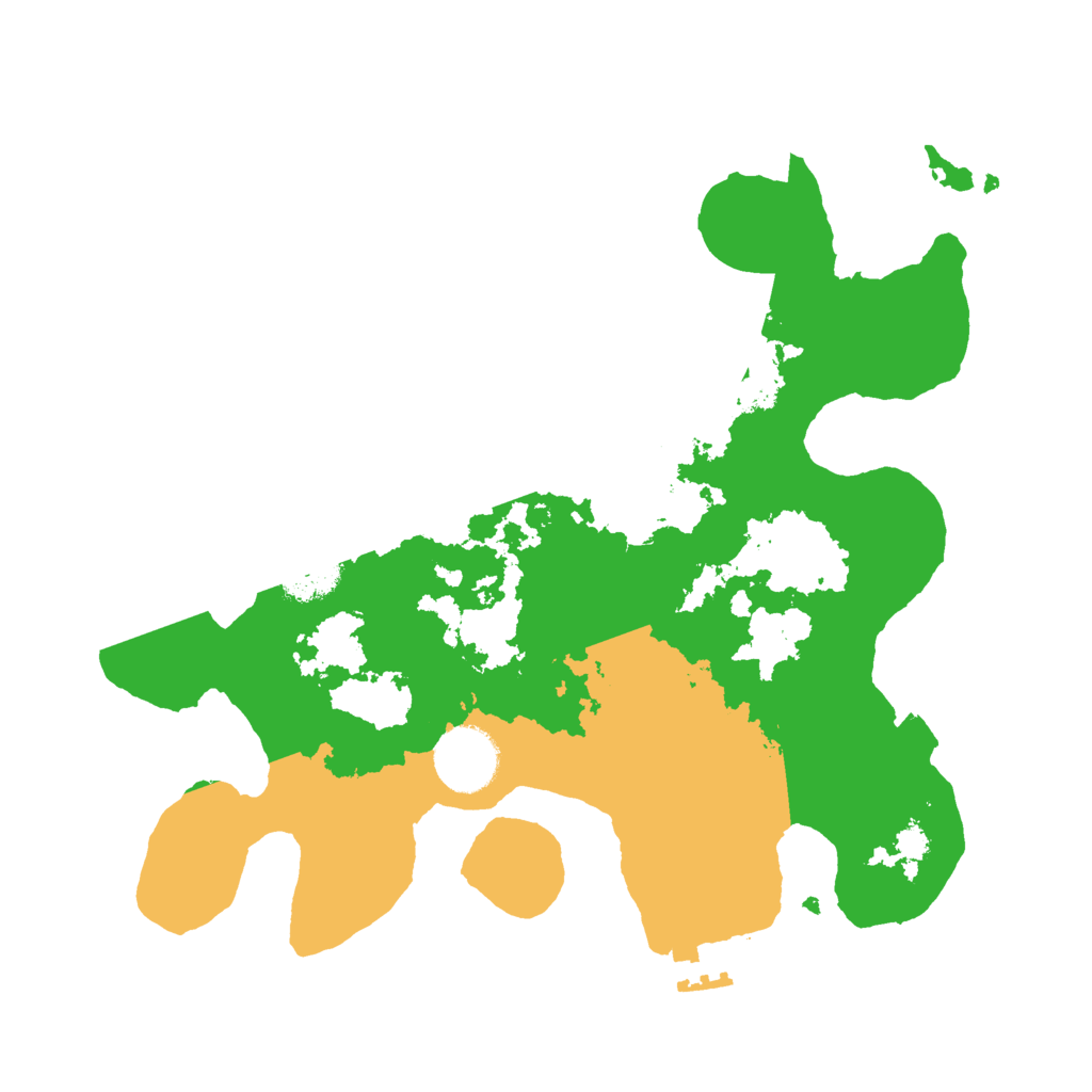 Biome Rust Map: Procedural Map, Size: 3000, Seed: 14000