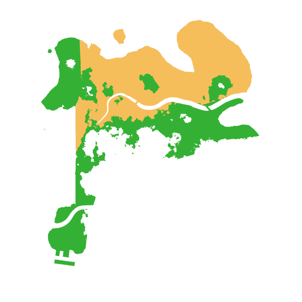 Biome Rust Map: Procedural Map, Size: 3000, Seed: 13144