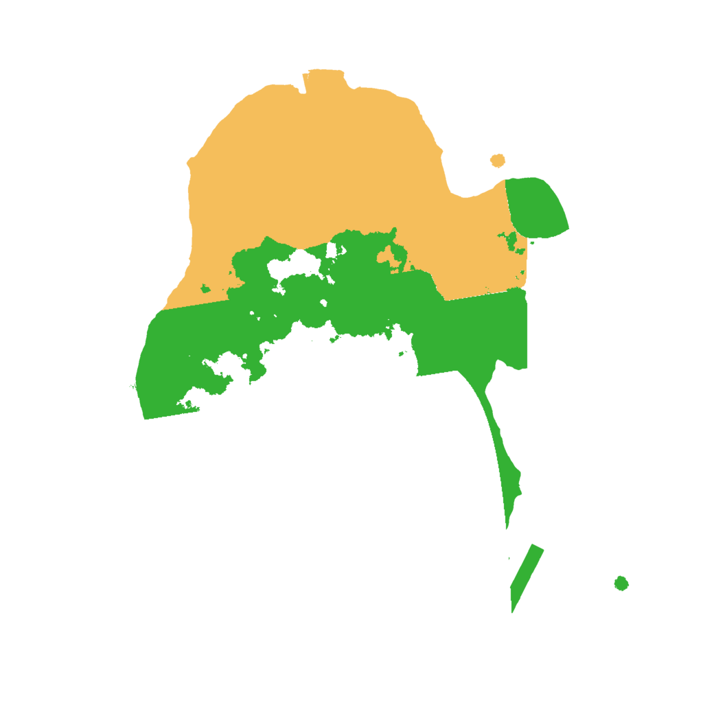 Biome Rust Map: Procedural Map, Size: 2000, Seed: 400253075