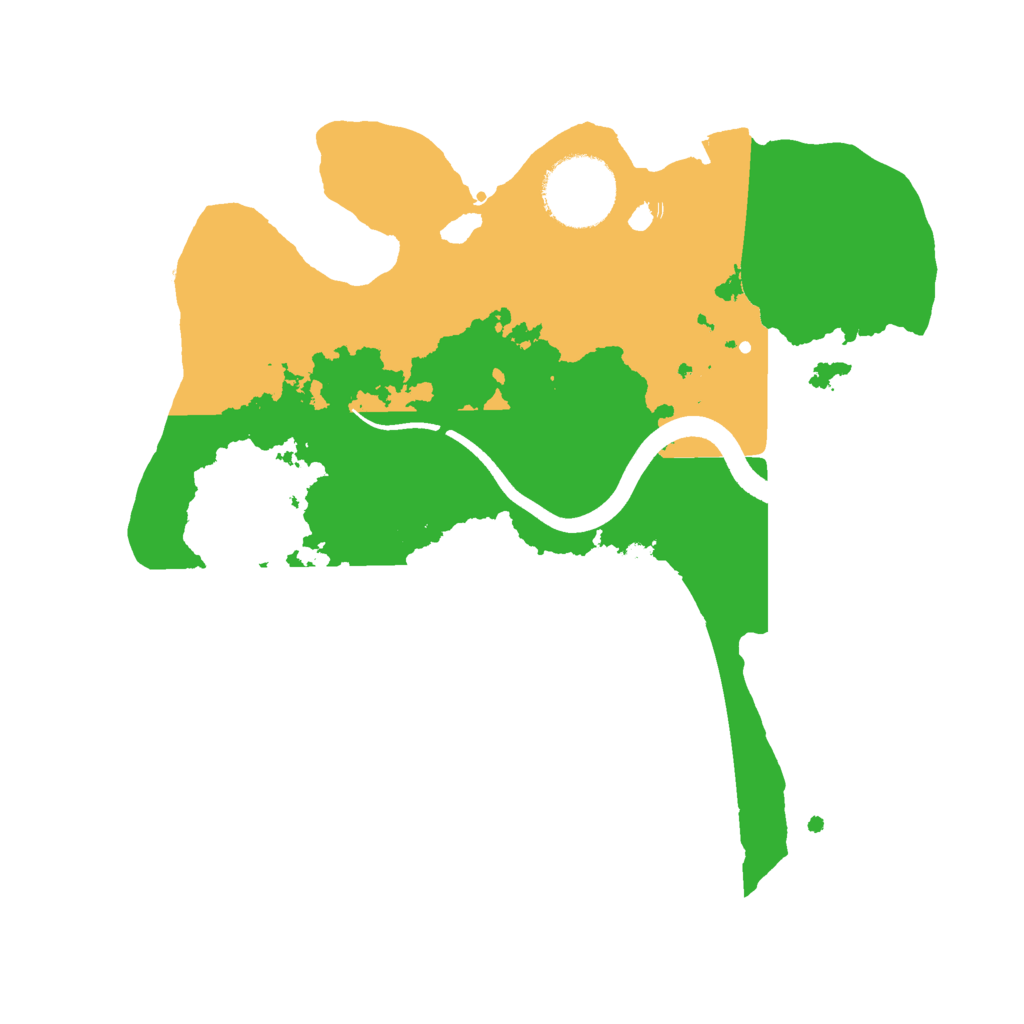 Biome Rust Map: Procedural Map, Size: 2500, Seed: 5899