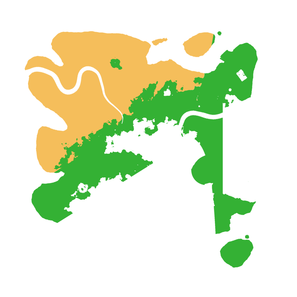 Biome Rust Map: Procedural Map, Size: 3000, Seed: 7273