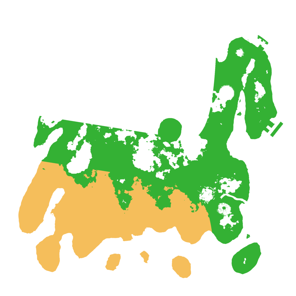 Biome Rust Map: Procedural Map, Size: 3500, Seed: 2041623465