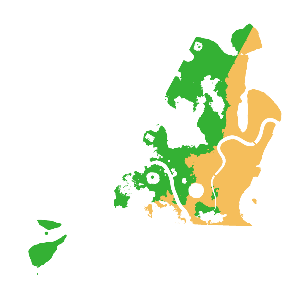 Biome Rust Map: Procedural Map, Size: 3600, Seed: 1472