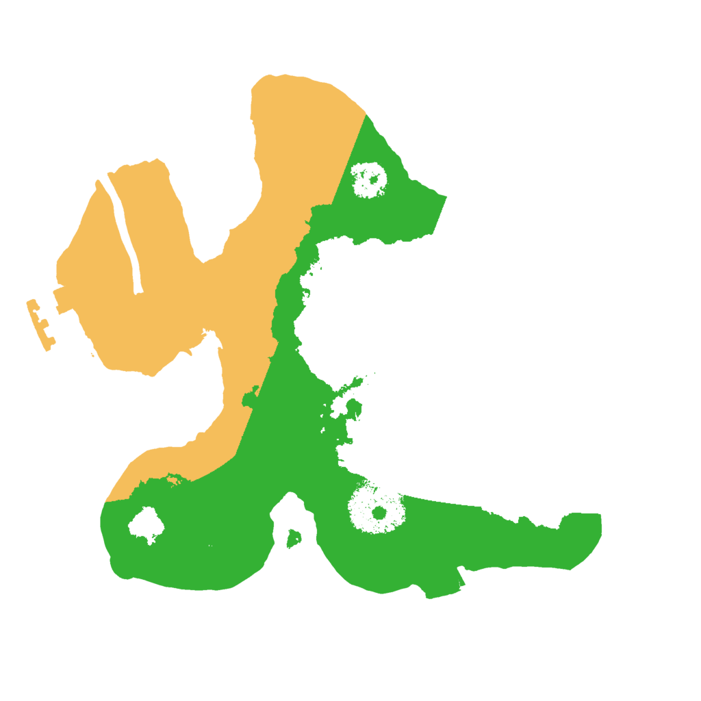 Biome Rust Map: Procedural Map, Size: 2000, Seed: 965102791