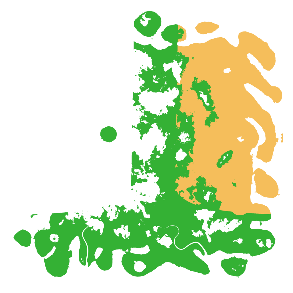 Biome Rust Map: Procedural Map, Size: 5000, Seed: 622867844