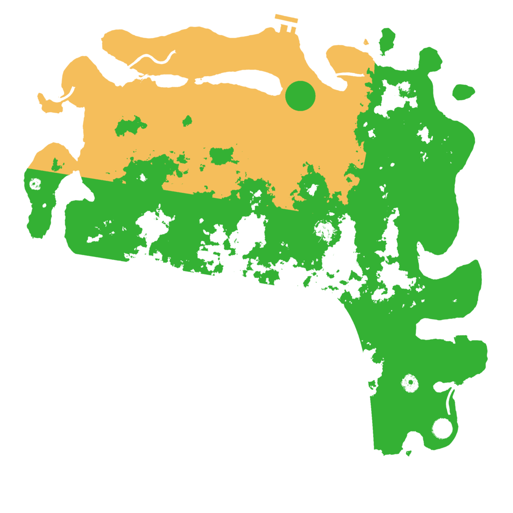 Biome Rust Map: Procedural Map, Size: 4500, Seed: 1050938441