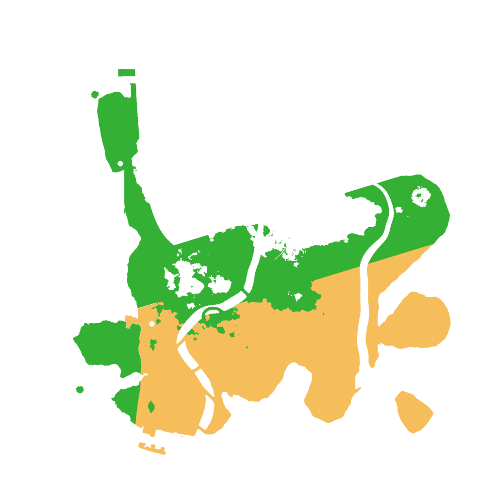 Biome Rust Map: Procedural Map, Size: 2690, Seed: 2120546947