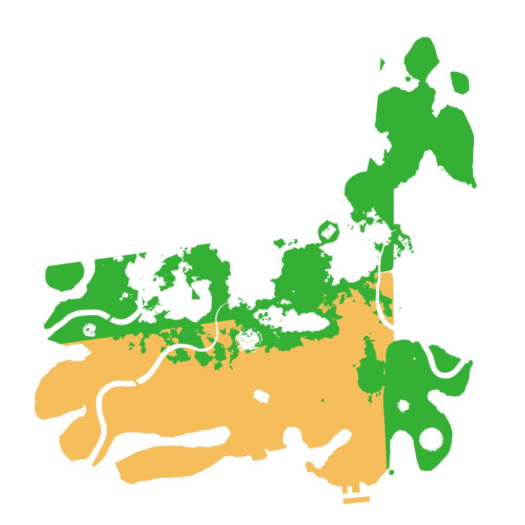Biome Rust Map: Procedural Map, Size: 4000, Seed: 552137584
