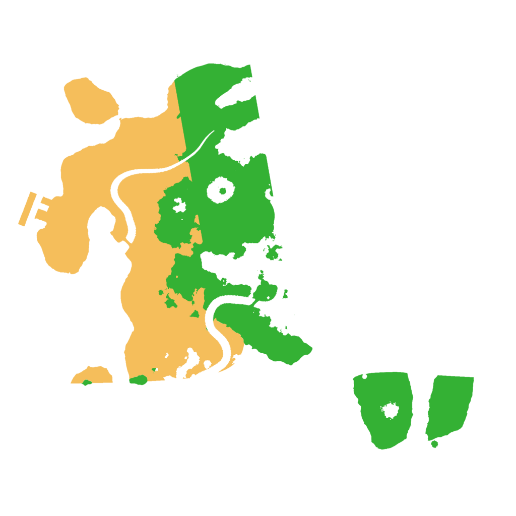 Biome Rust Map: Procedural Map, Size: 3000, Seed: 15500