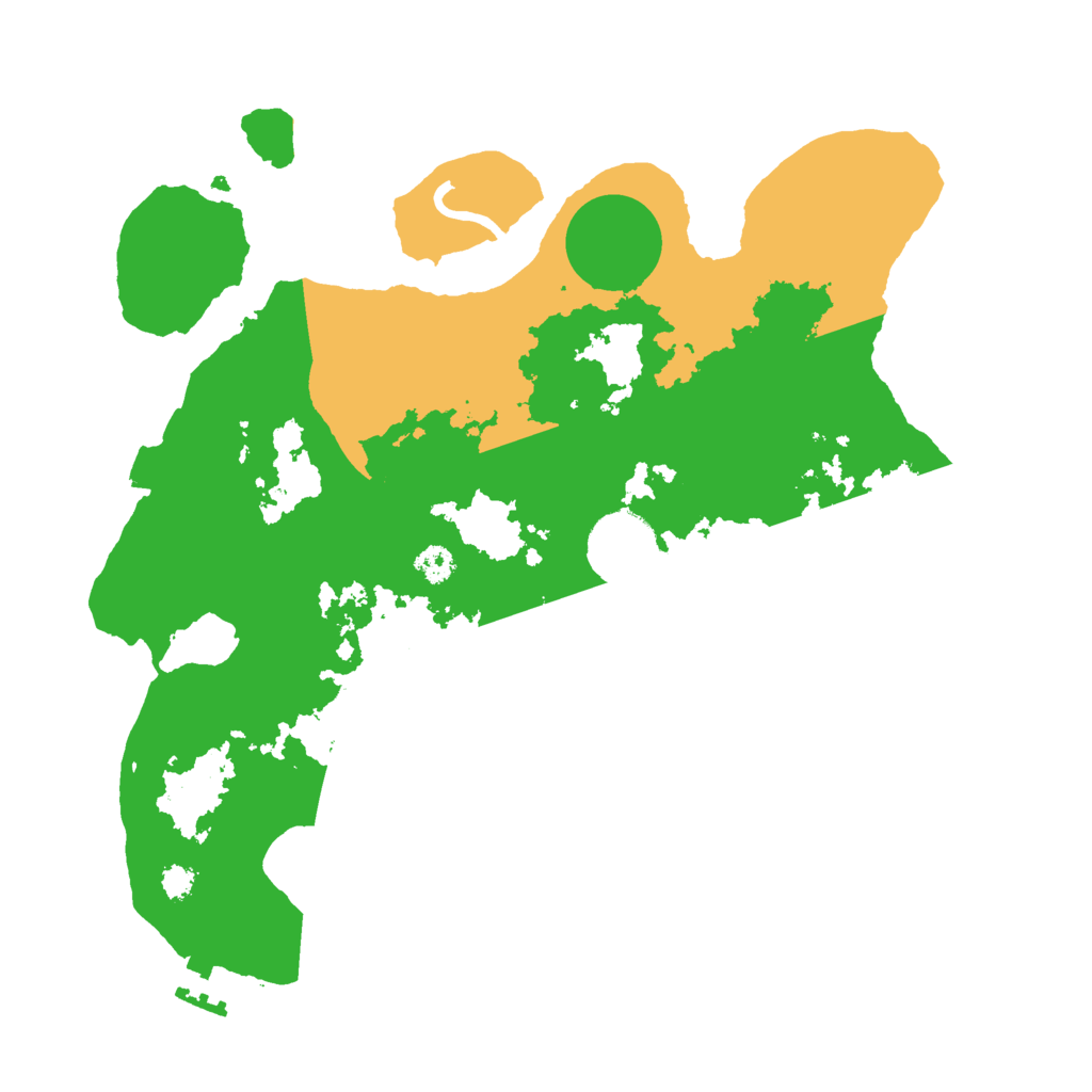 Biome Rust Map: Procedural Map, Size: 3000, Seed: 11593