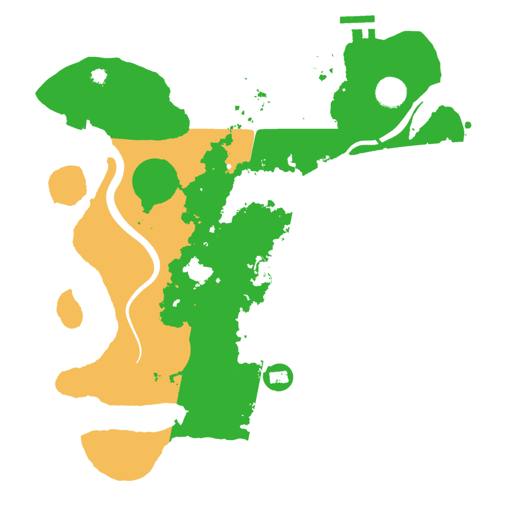 Biome Rust Map: Procedural Map, Size: 3000, Seed: 14879