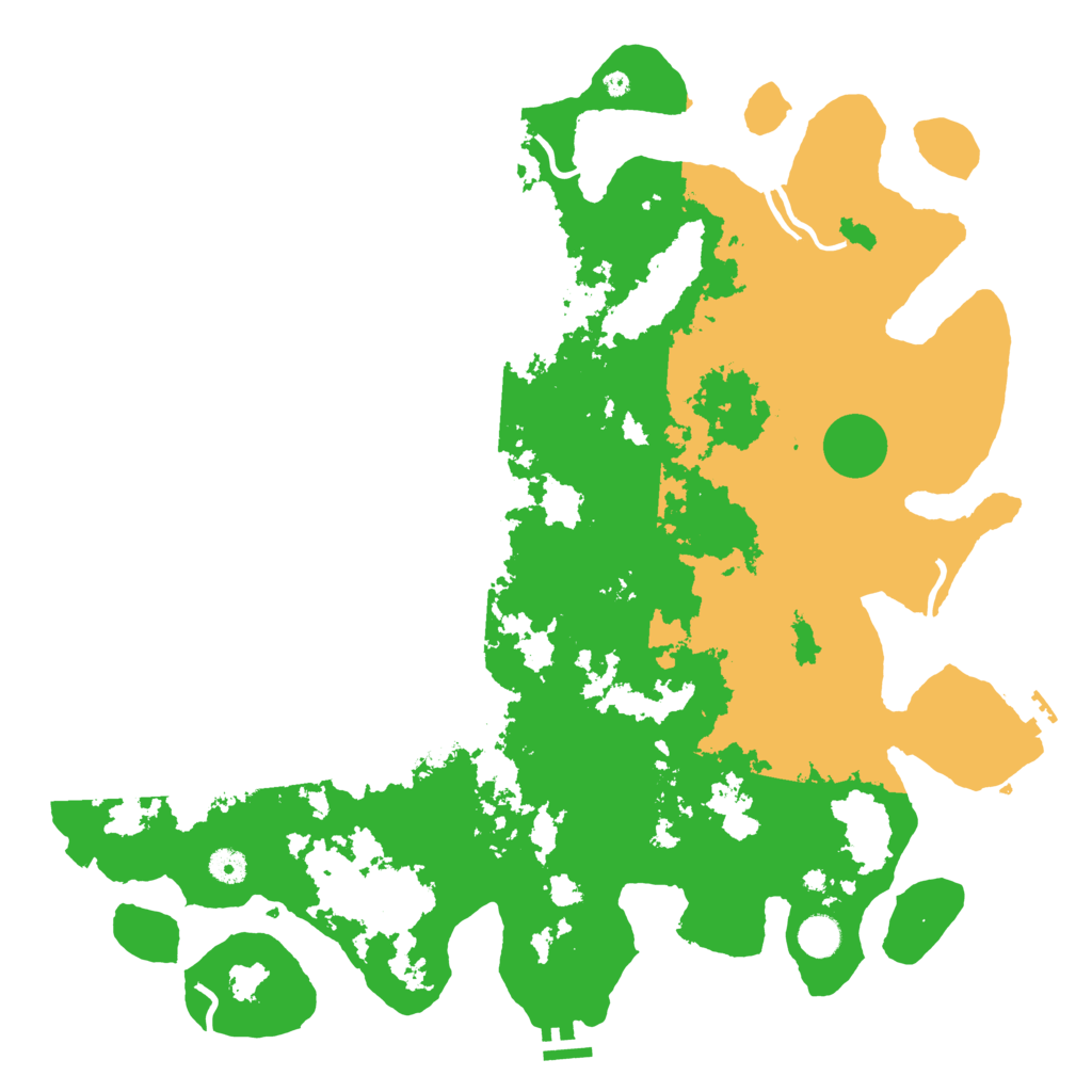 Biome Rust Map: Procedural Map, Size: 4500, Seed: 4569