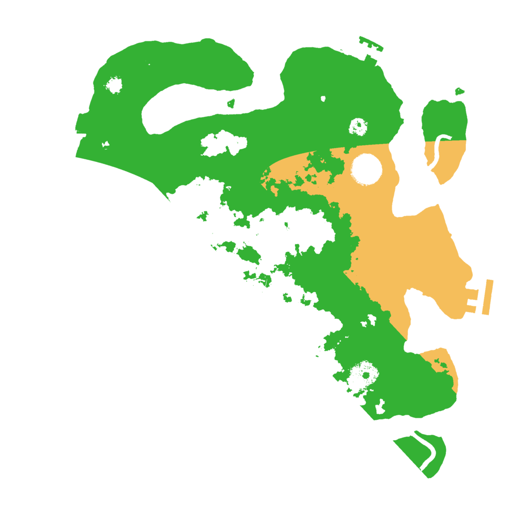 Biome Rust Map: Procedural Map, Size: 3000, Seed: 2702