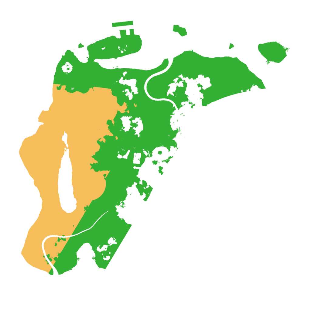 Biome Rust Map: Procedural Map, Size: 3000, Seed: 1132483837