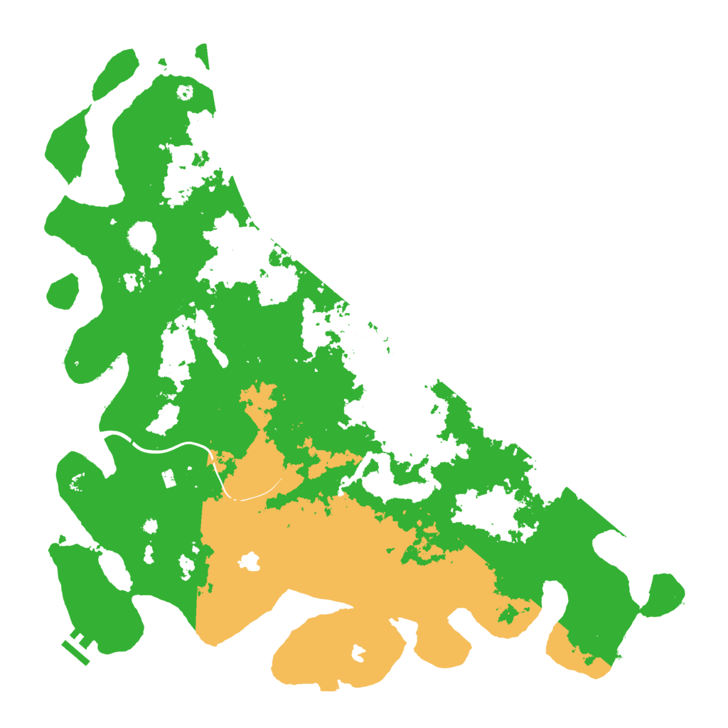 Biome Rust Map: Procedural Map, Size: 4500, Seed: 1188907384