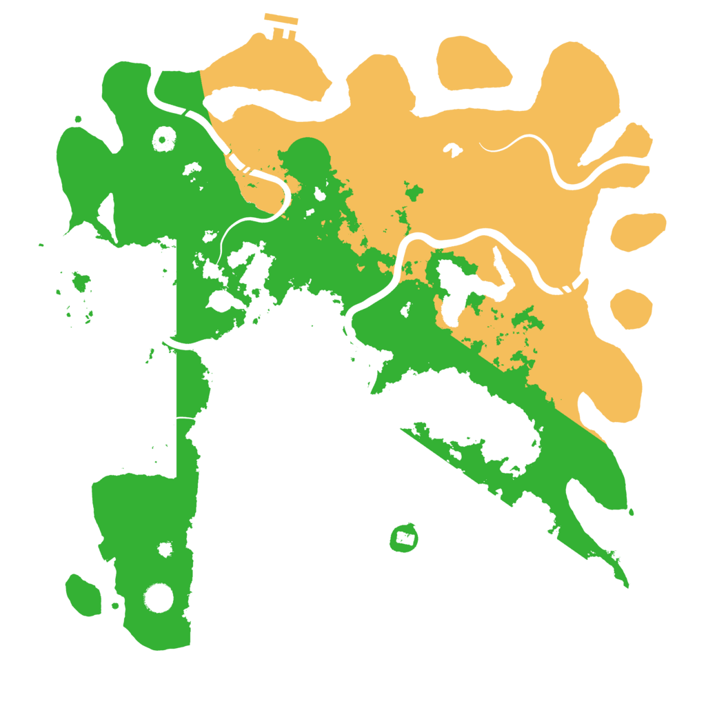 Biome Rust Map: Procedural Map, Size: 4250, Seed: 645248647
