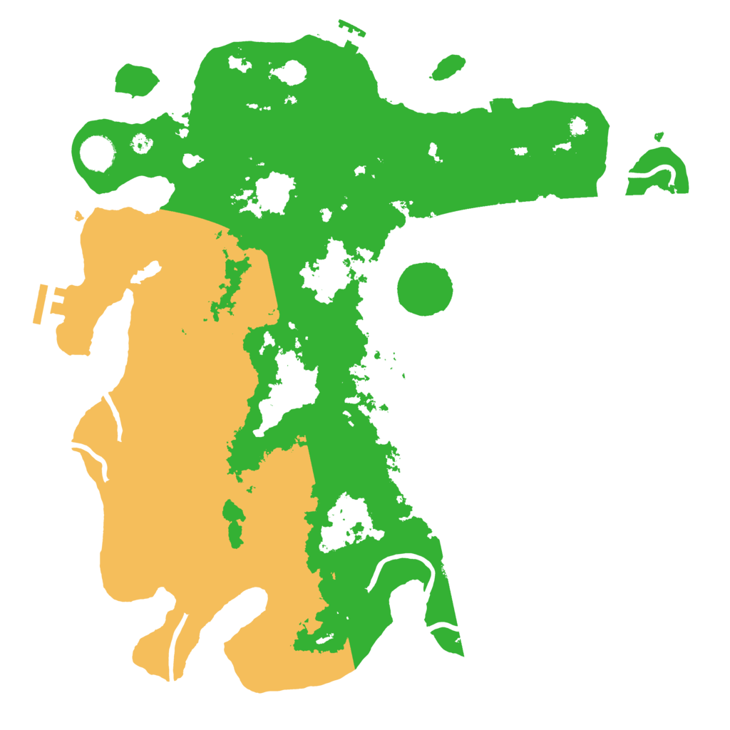 Biome Rust Map: Procedural Map, Size: 3700, Seed: 65017994