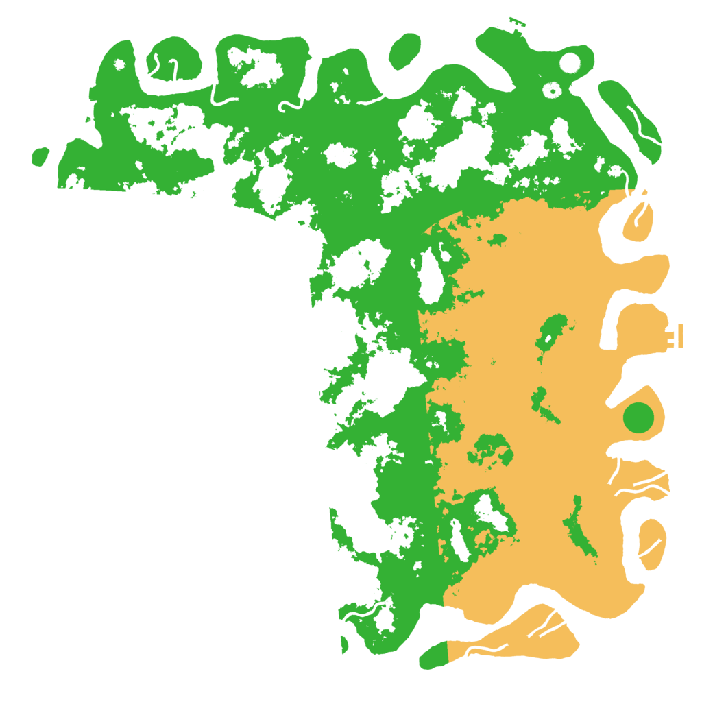 Biome Rust Map: Procedural Map, Size: 6000, Seed: 1549513027