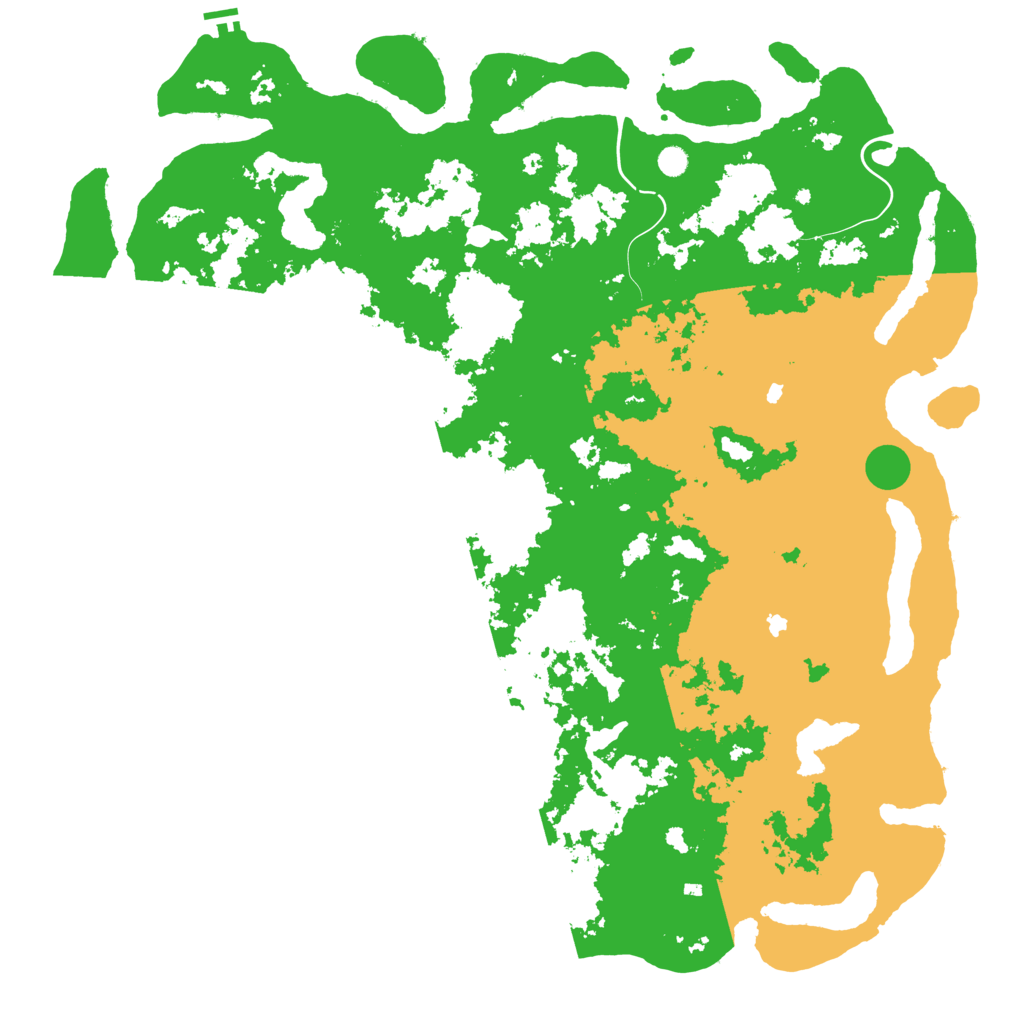 Biome Rust Map: Procedural Map, Size: 6000, Seed: 558704567