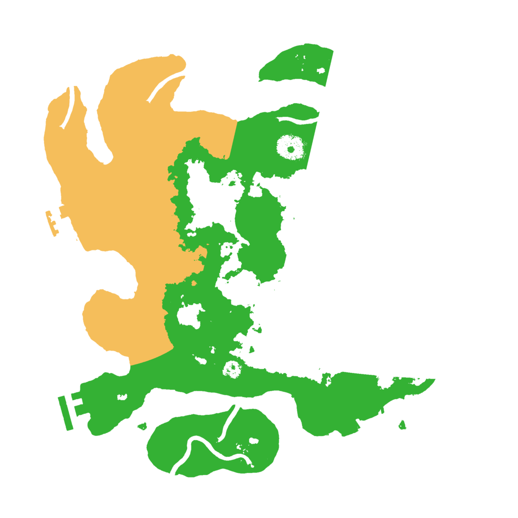 Biome Rust Map: Procedural Map, Size: 3000, Seed: 2009418596