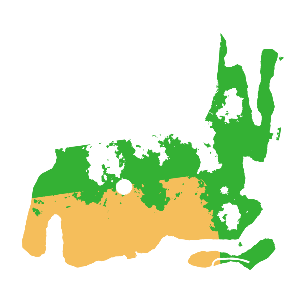 Biome Rust Map: Procedural Map, Size: 3500, Seed: 2067217762